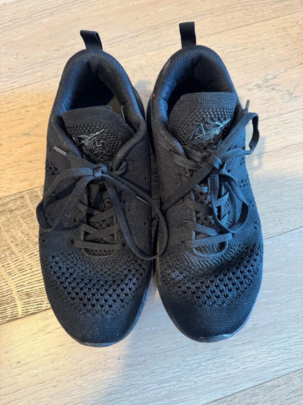 APL Women's All-Black Knit Athletic Sneakers
